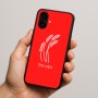 כיסוי בעיצוב אישי עם השם שלך לדגם - Nothing Phone (2a) בעיצוב חיטה גלית זהב