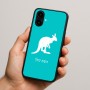 כיסוי בעיצוב אישי עם השם שלך לדגם - Nothing Phone (2a) בעיצוב קנגורו