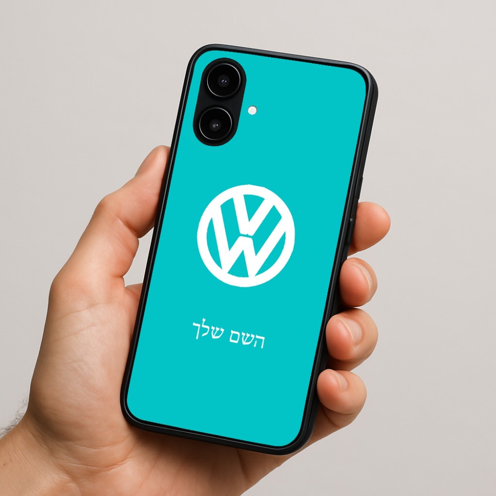 כיסוי בעיצוב אישי עם השם שלך לדגם - Nothing Phone (2a) בעיצוב פולקסווגן