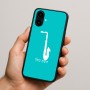 כיסוי בעיצוב אישי עם השם שלך לדגם - Nothing Phone (2a) בעיצוב סקסופון