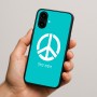 כיסוי בעיצוב אישי עם השם שלך לדגם - Nothing Phone (2a) בעיצוב סמל השלום