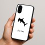 כיסוי בעיצוב אישי עם השם שלך לדגם - Nothing Phone (2a) בעיצוב כריש ראש פטיש