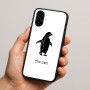 כיסוי בעיצוב אישי עם השם שלך לדגם - Nothing Phone (2a) בעיצוב פינגווין