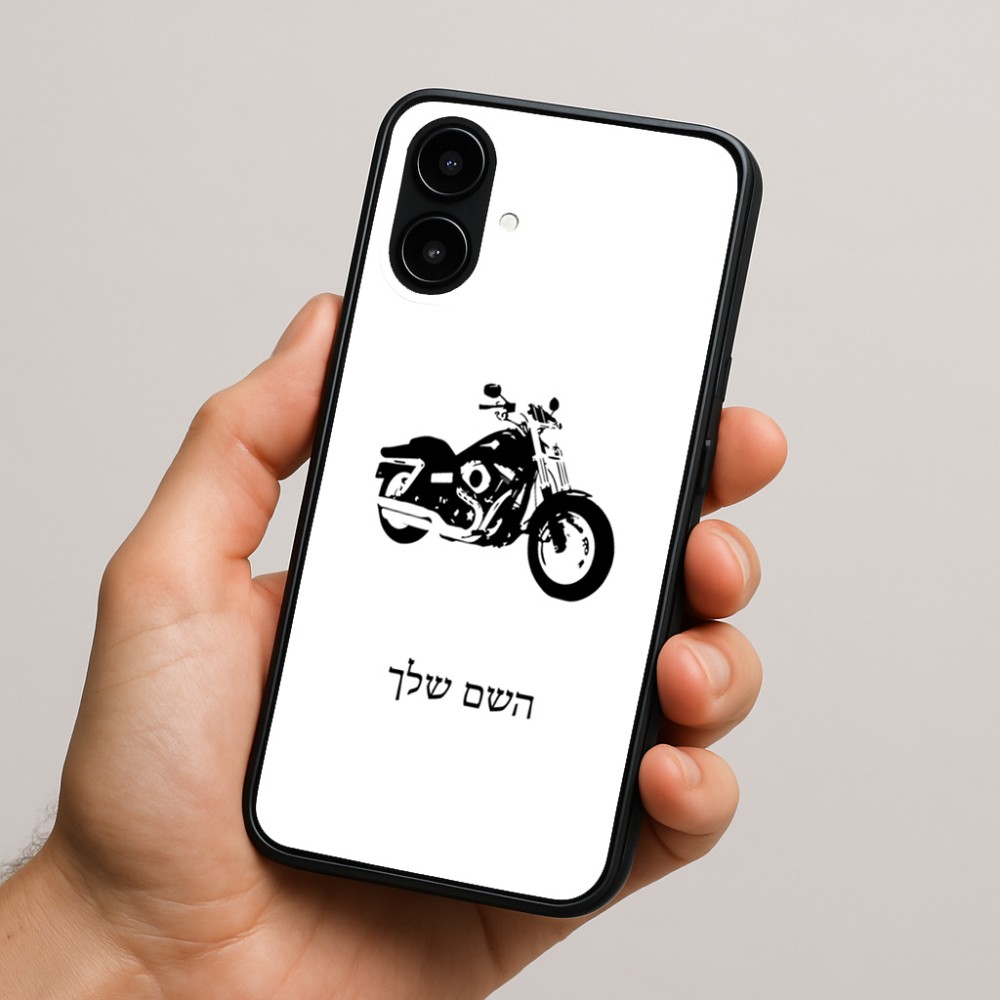 כיסוי בעיצוב אישי עם השם שלך לדגם - Nothing Phone (2a) בעיצוב הארלי-דיווידסון