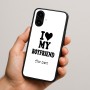 כיסוי בעיצוב אישי עם השם שלך לדגם - Nothing Phone (2a) בעיצוב אוהבת את החבר שלי