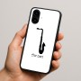 כיסוי בעיצוב אישי עם השם שלך לדגם - Nothing Phone (2a) בעיצוב סקסופון