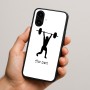 כיסוי בעיצוב אישי עם השם שלך לדגם - Nothing Phone (2a) בעיצוב הרמת משקולות