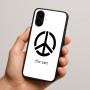 כיסוי בעיצוב אישי עם השם שלך לדגם - Nothing Phone (2a) בעיצוב סמל השלום