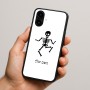 כיסוי בעיצוב אישי עם השם שלך לדגם - Nothing Phone (2a) בעיצוב סקלטון