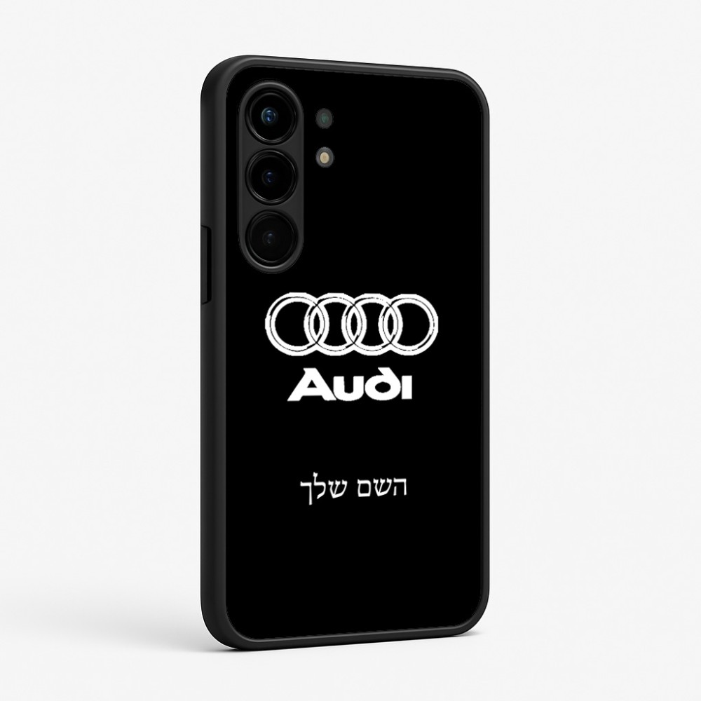 כיסוי בעיצוב אישי עם השם שלך לדגם - Nothing Phone (3a) Pro בעיצוב אאודי