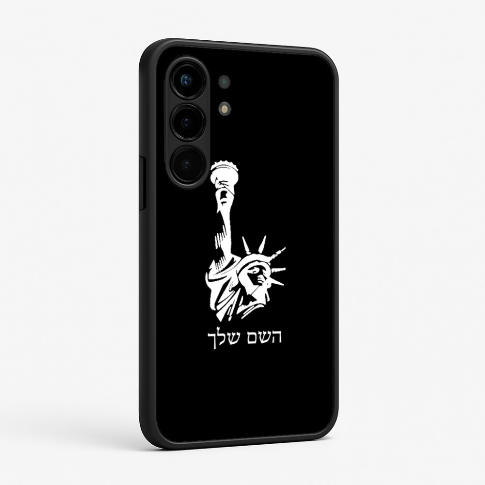 כיסוי בעיצוב אישי עם השם שלך לדגם - Nothing Phone (3a) Pro בעיצוב פסל החירות