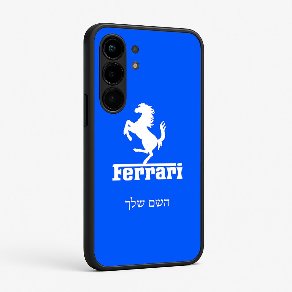 כיסוי בעיצוב אישי עם השם שלך לדגם - Nothing Phone (3a) Pro בעיצוב פרארי