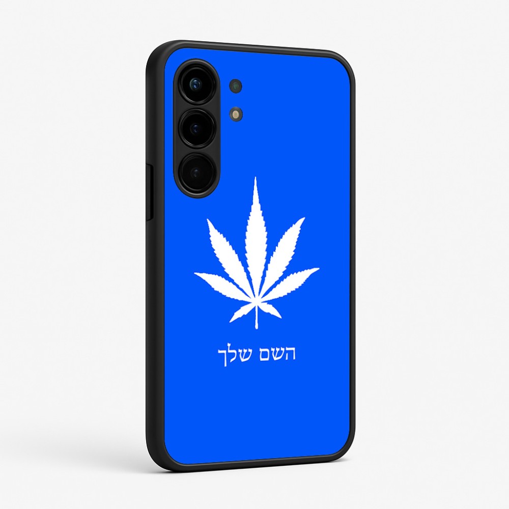 כיסוי בעיצוב אישי עם השם שלך לדגם - Nothing Phone (3a) Pro בעיצוב עלה מריחואנה - גראס