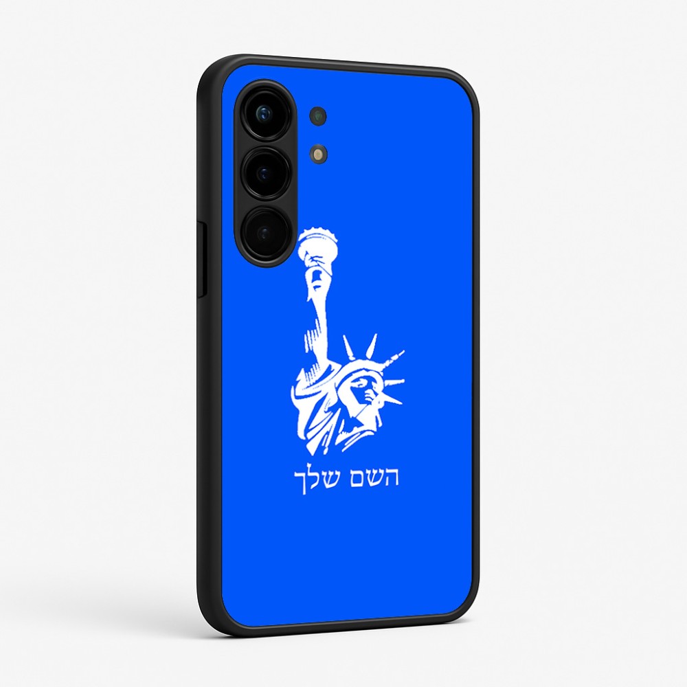 כיסוי בעיצוב אישי עם השם שלך לדגם - Nothing Phone (3a) Pro בעיצוב פסל החירות