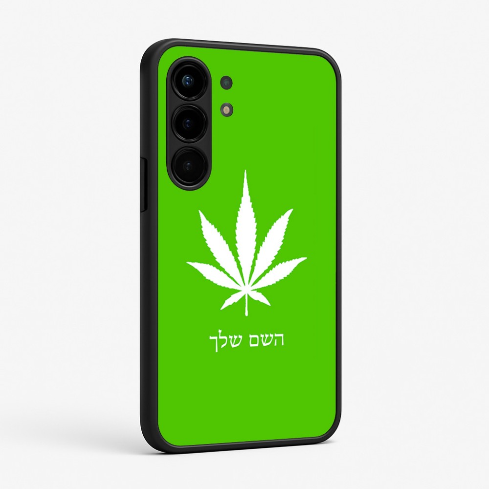 כיסוי בעיצוב אישי עם השם שלך לדגם - Nothing Phone (3a) Pro בעיצוב עלה מריחואנה - גראס
