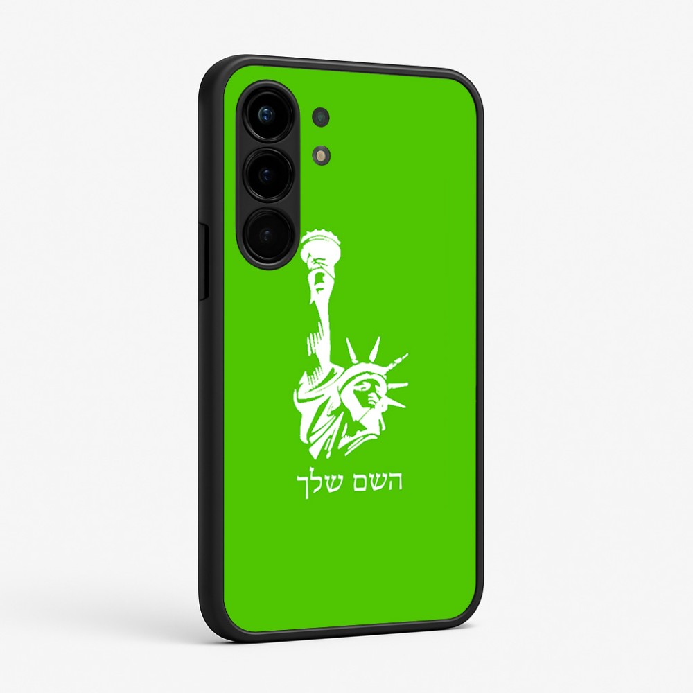 כיסוי בעיצוב אישי עם השם שלך לדגם - Nothing Phone (3a) Pro בעיצוב פסל החירות