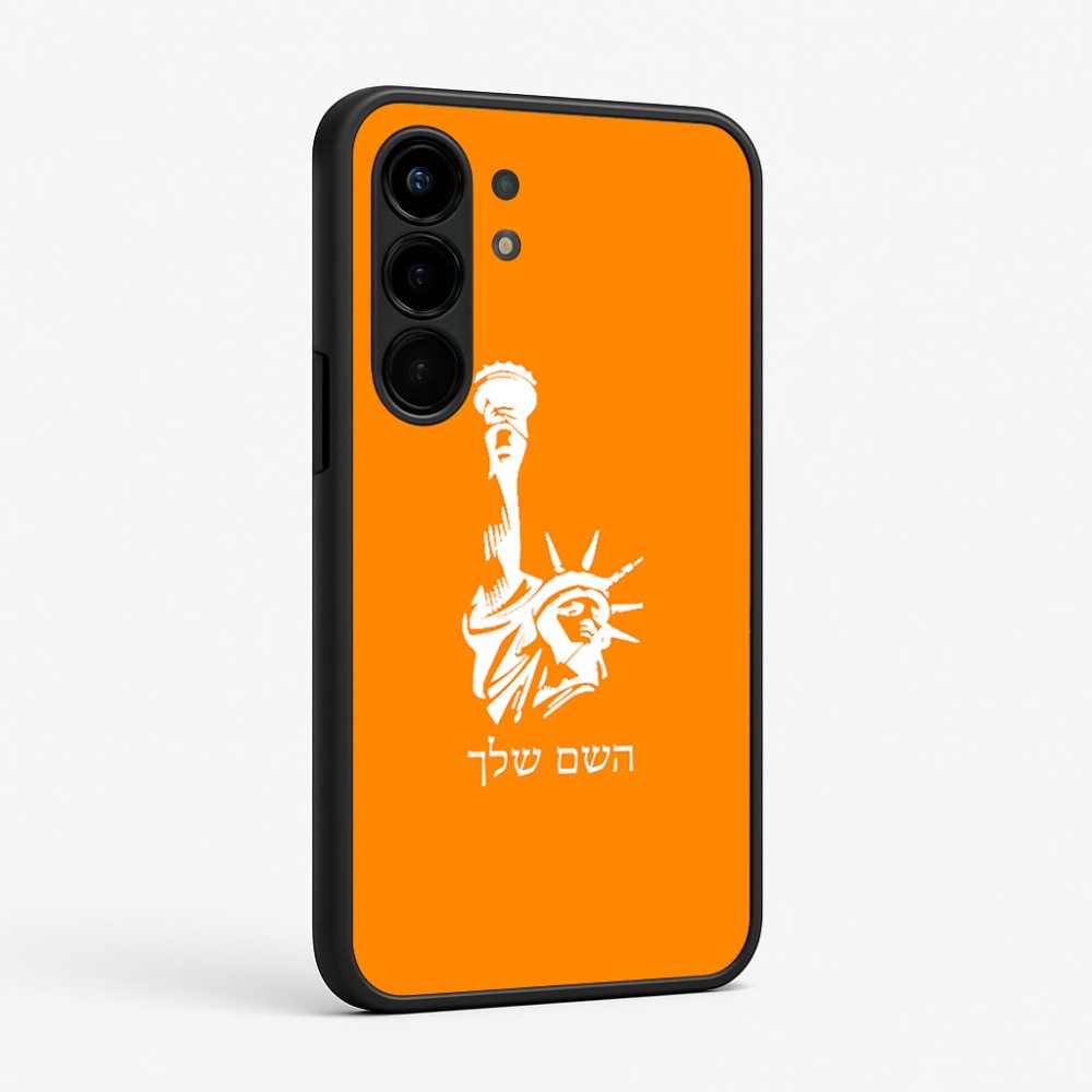 כיסוי בעיצוב אישי עם השם שלך לדגם - Nothing Phone (3a) Pro בעיצוב פסל החירות