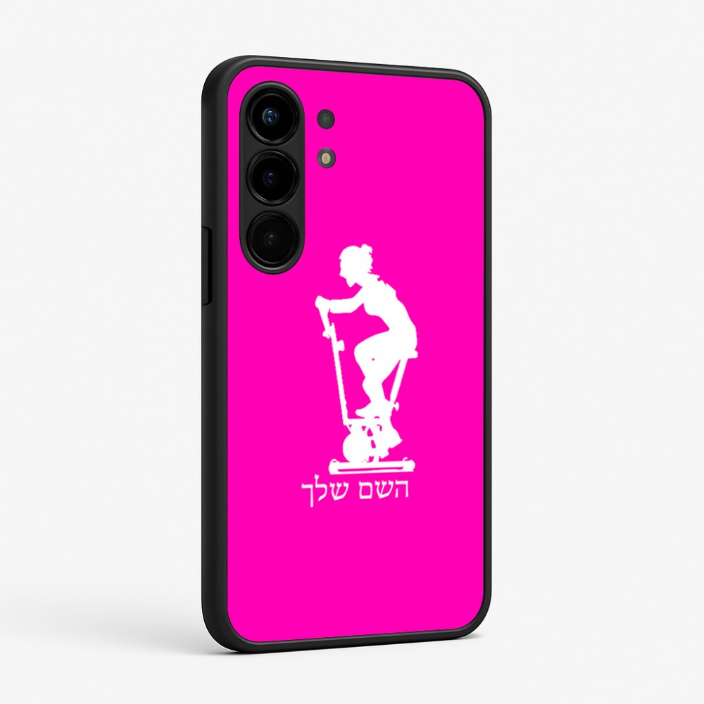כיסוי בעיצוב אישי עם השם שלך לדגם - Nothing Phone (3a) Pro בעיצוב אימון ספינינג - אישה