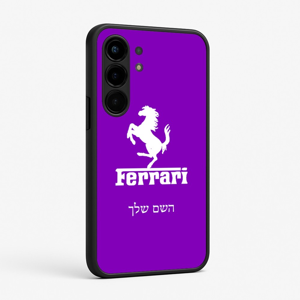 כיסוי בעיצוב אישי עם השם שלך לדגם - Nothing Phone (3a) Pro בעיצוב פרארי