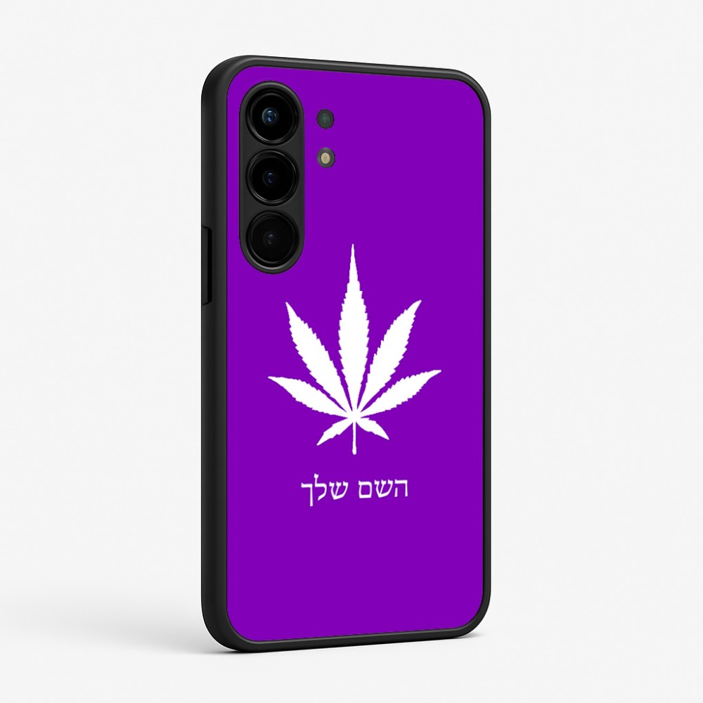 כיסוי בעיצוב אישי עם השם שלך לדגם - Nothing Phone (3a) Pro בעיצוב עלה מריחואנה - גראס