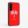 כיסוי בעיצוב אישי עם השם שלך לדגם - Nothing Phone (3a) Pro בעיצוב דגל המירוץ