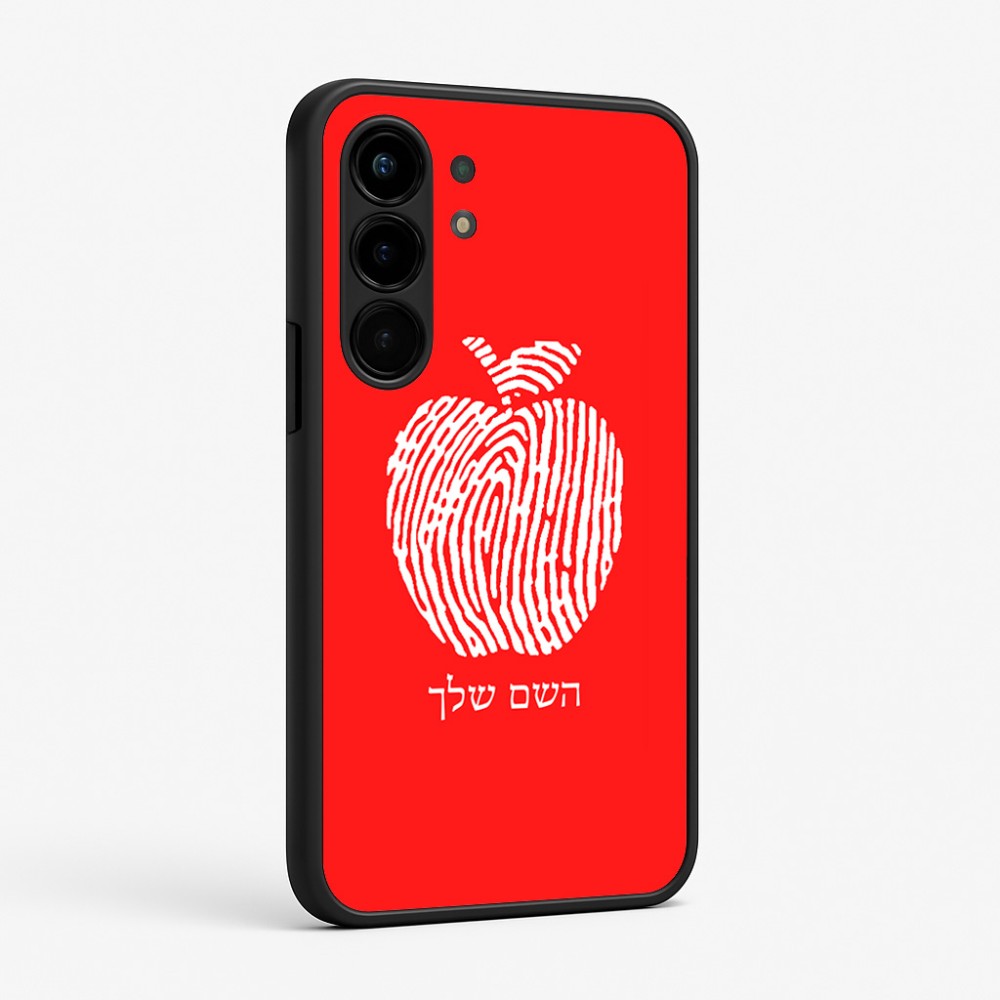 כיסוי בעיצוב אישי עם השם שלך לדגם - Nothing Phone (3a) Pro בעיצוב הדפס תפוח