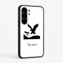 כיסוי בעיצוב אישי עם השם שלך לדגם - Nothing Phone (3a) Pro בעיצוב נשר אמריקאי