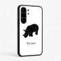 כיסוי בעיצוב אישי עם השם שלך לדגם - Nothing Phone (3a) Pro בעיצוב קרנף