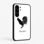 כיסוי בעיצוב אישי עם השם שלך לדגם - Nothing Phone (3a) Pro בעיצוב תרנגול