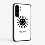 כיסוי בעיצוב אישי עם השם שלך לדגם - Nothing Phone (3a) Pro בעיצוב שמש