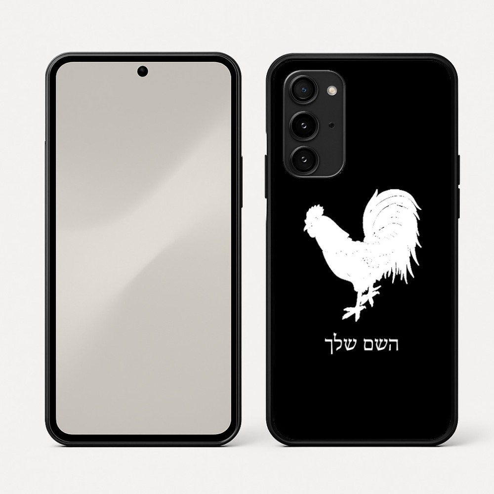 כיסוי בעיצוב אישי עם השם שלך לדגם - Nothing Phone (3a) Pro בעיצוב תרנגול