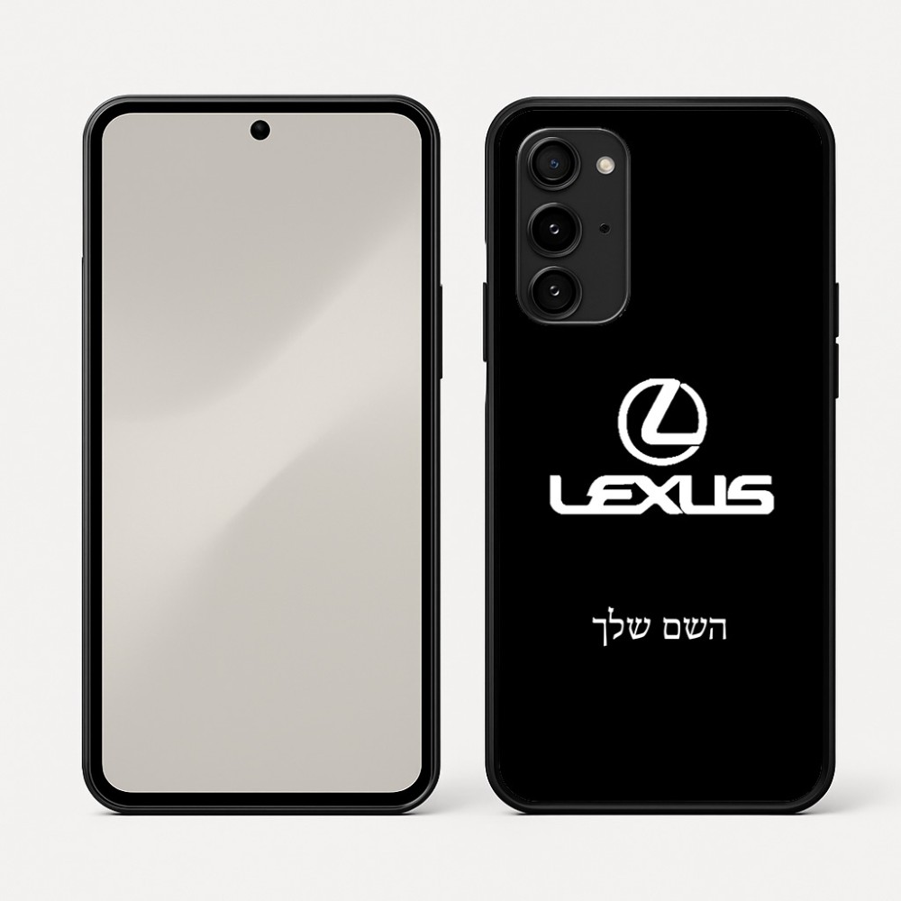 כיסוי בעיצוב אישי עם השם שלך לדגם - Nothing Phone (3a) Pro בעיצוב לקסוס