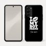 כיסוי בעיצוב אישי עם השם שלך לדגם - Nothing Phone (3a) Pro בעיצוב נשקי את חבר שלי