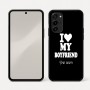 כיסוי בעיצוב אישי עם השם שלך לדגם - Nothing Phone (3a) Pro בעיצוב אוהבת את החבר שלי