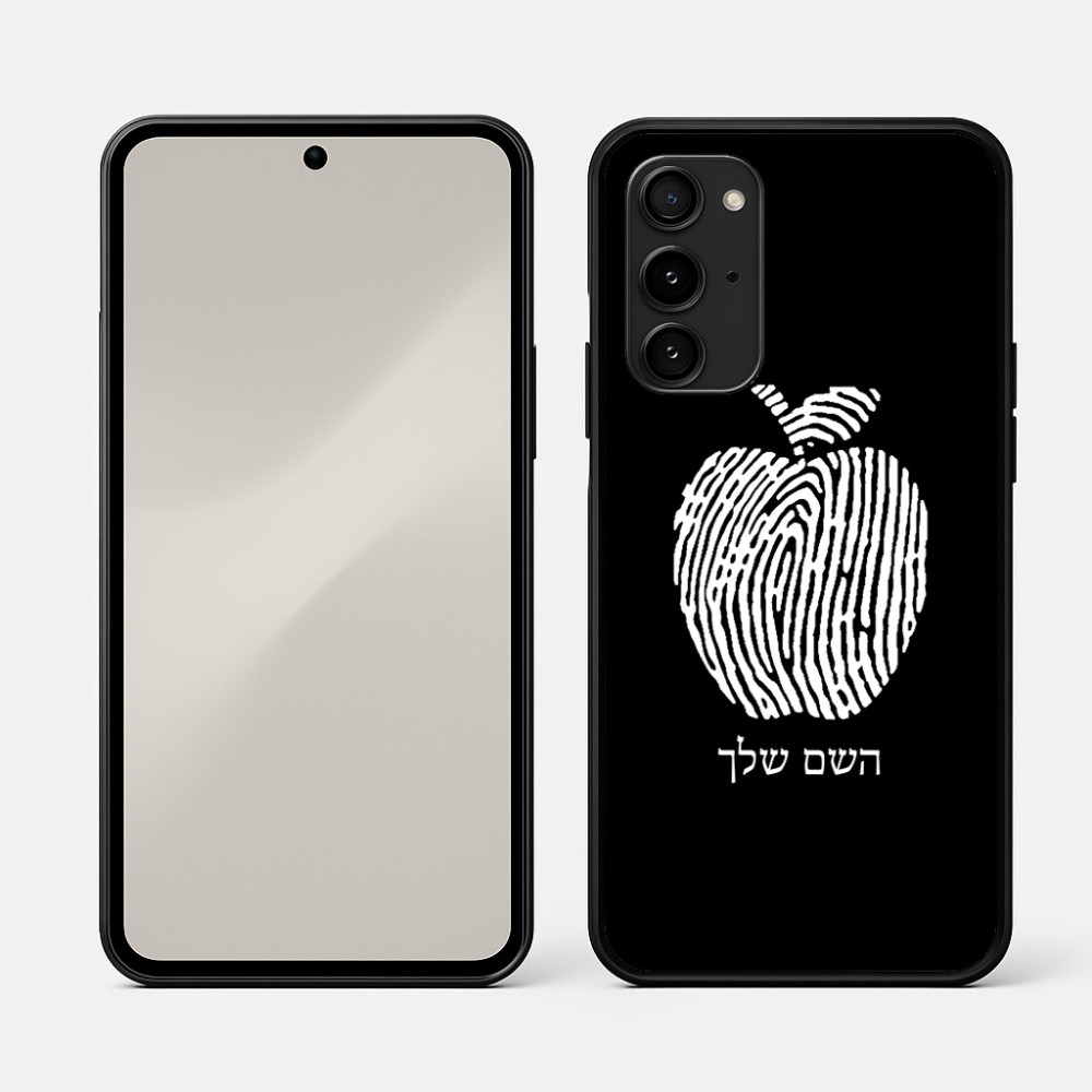 כיסוי בעיצוב אישי עם השם שלך לדגם - Nothing Phone (3a) Pro בעיצוב הדפס תפוח