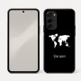 כיסוי בעיצוב אישי עם השם שלך לדגם - Nothing Phone (3a) Pro בעיצוב מפת העולם