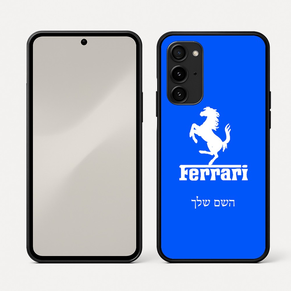 כיסוי בעיצוב אישי עם השם שלך לדגם - Nothing Phone (3a) Pro בעיצוב פרארי