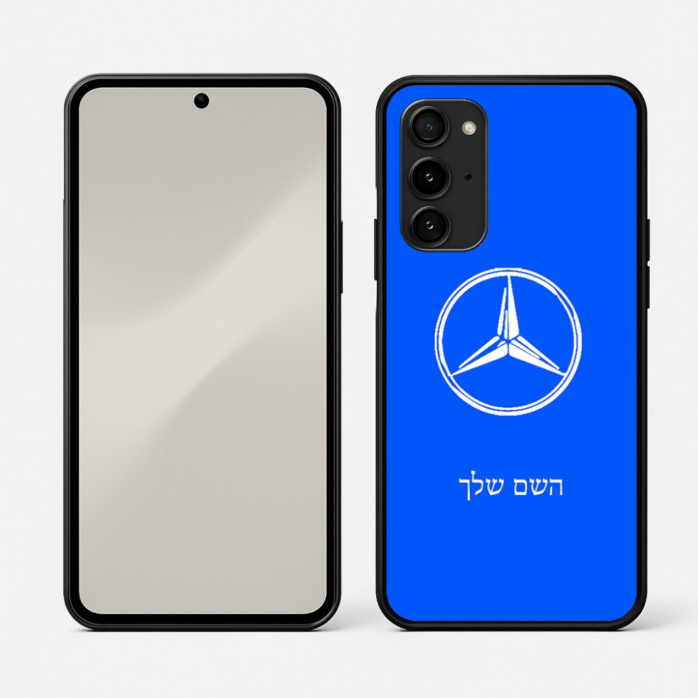 כיסוי בעיצוב אישי עם השם שלך לדגם - Nothing Phone (3a) Pro בעיצוב מרצדס-בנץ