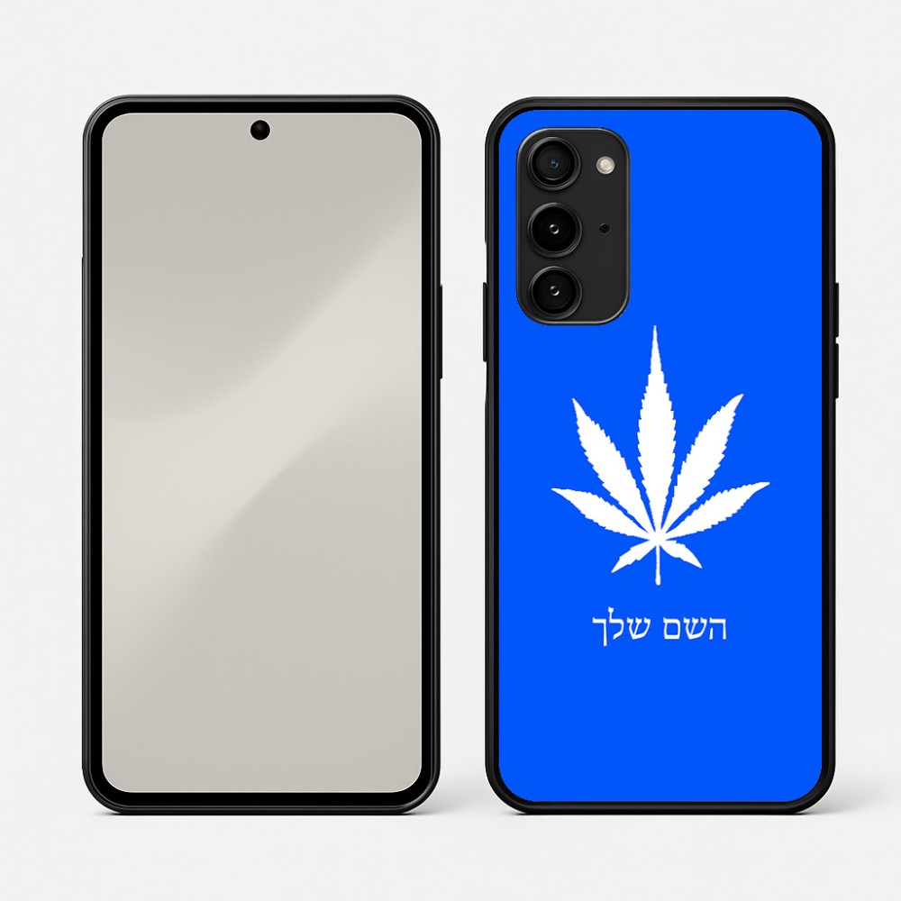 כיסוי בעיצוב אישי עם השם שלך לדגם - Nothing Phone (3a) Pro בעיצוב עלה מריחואנה - גראס