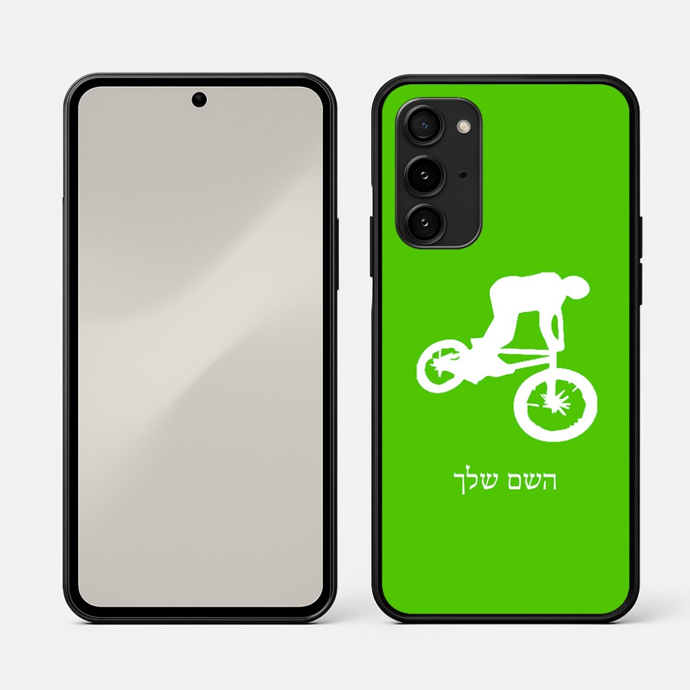 כיסוי בעיצוב אישי עם השם שלך לדגם - Nothing Phone (3a) Pro בעיצוב רוכב אופניים