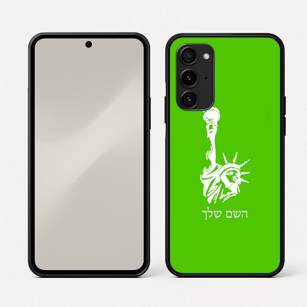 כיסוי בעיצוב אישי עם השם שלך לדגם - Nothing Phone (3a) Pro בעיצוב פסל החירות