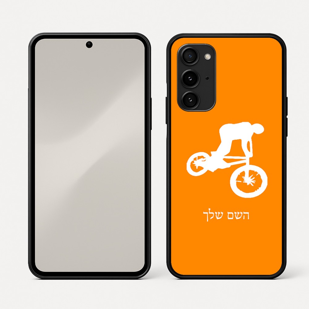 כיסוי בעיצוב אישי עם השם שלך לדגם - Nothing Phone (3a) Pro בעיצוב רוכב אופניים
