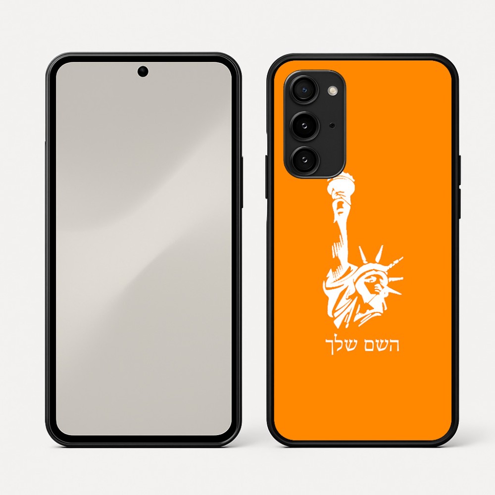כיסוי בעיצוב אישי עם השם שלך לדגם - Nothing Phone (3a) Pro בעיצוב פסל החירות