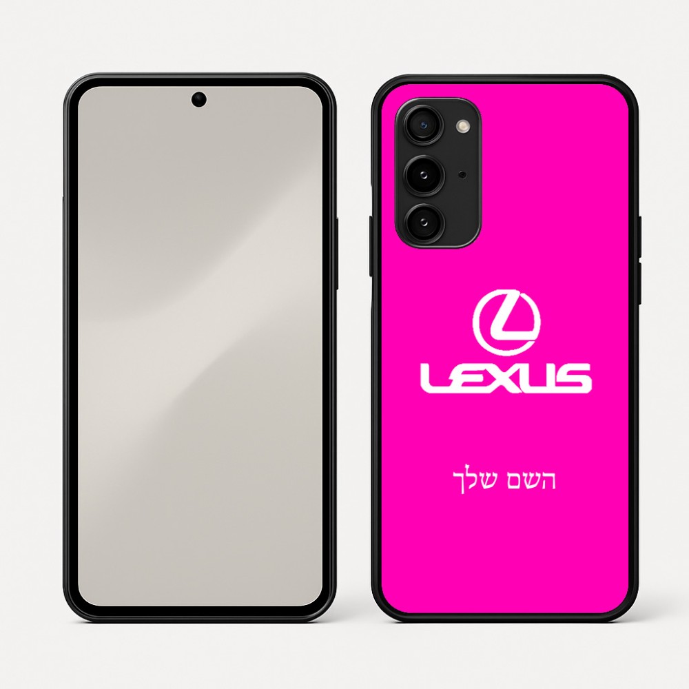 כיסוי בעיצוב אישי עם השם שלך לדגם - Nothing Phone (3a) Pro בעיצוב לקסוס