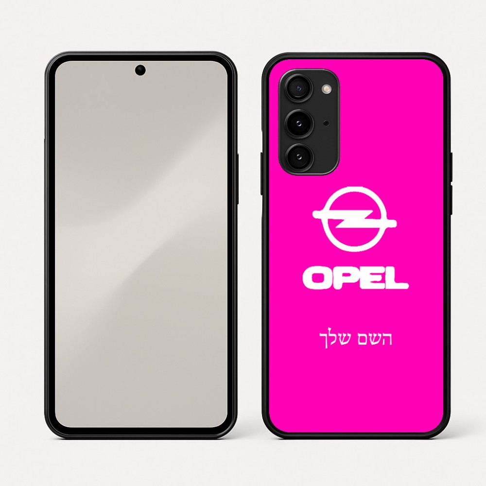 כיסוי בעיצוב אישי עם השם שלך לדגם - Nothing Phone (3a) Pro בעיצוב אופל
