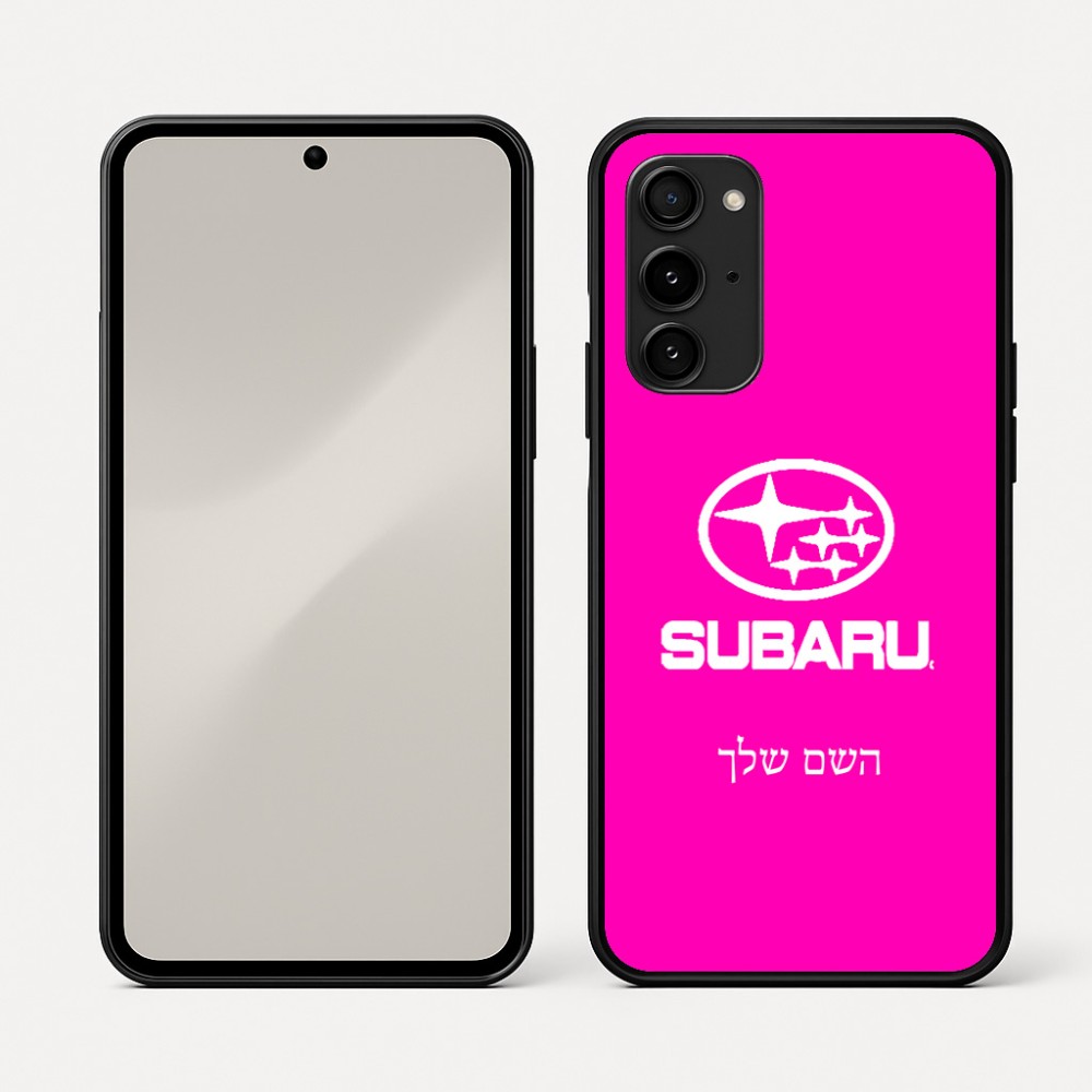 כיסוי בעיצוב אישי עם השם שלך לדגם - Nothing Phone (3a) Pro בעיצוב סובארו