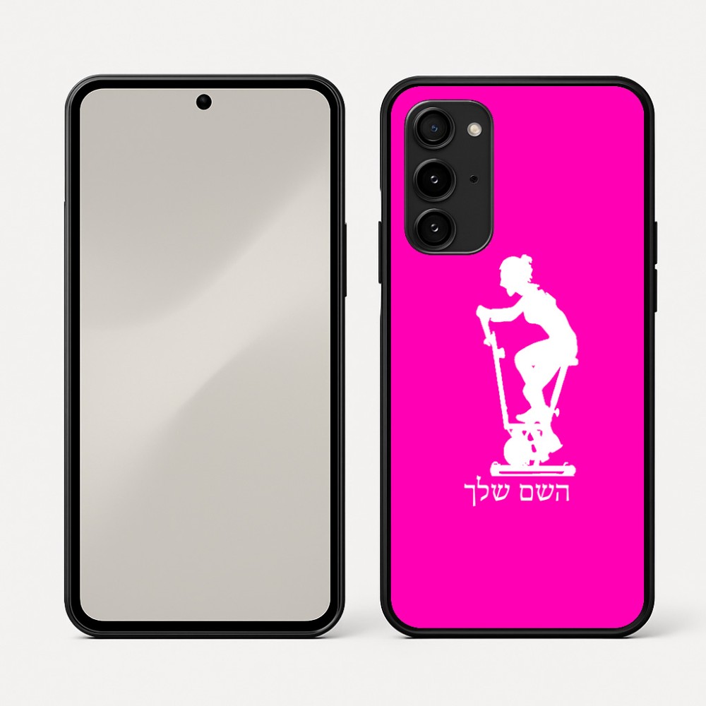 כיסוי בעיצוב אישי עם השם שלך לדגם - Nothing Phone (3a) Pro בעיצוב אימון ספינינג - אישה