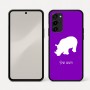 כיסוי בעיצוב אישי עם השם שלך לדגם - Nothing Phone (3a) Pro בעיצוב קרנף