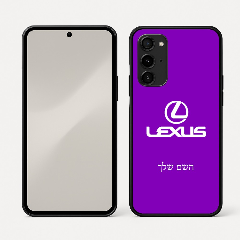 כיסוי בעיצוב אישי עם השם שלך לדגם - Nothing Phone (3a) Pro בעיצוב לקסוס