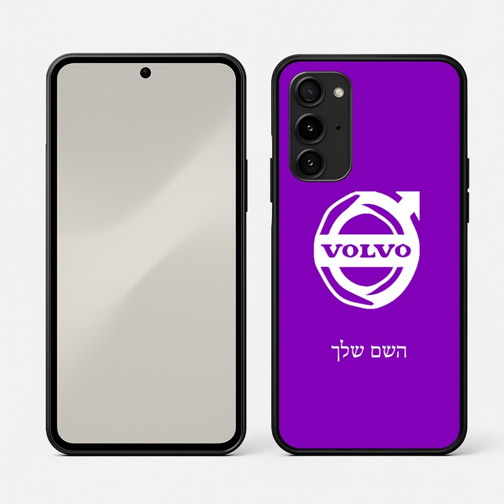 כיסוי בעיצוב אישי עם השם שלך לדגם - Nothing Phone (3a) Pro בעיצוב וולוו